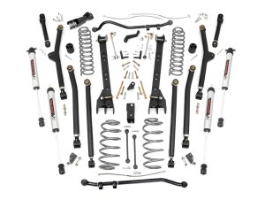 Jeep Wrangler Suspension Lift Kit - Rough Country - Long Arm, V2 - '97-'06